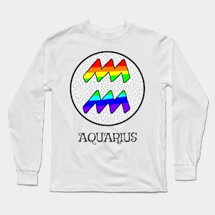 ZODIAC PRIDE AQUARIUS Long Sleeve T-Shirt